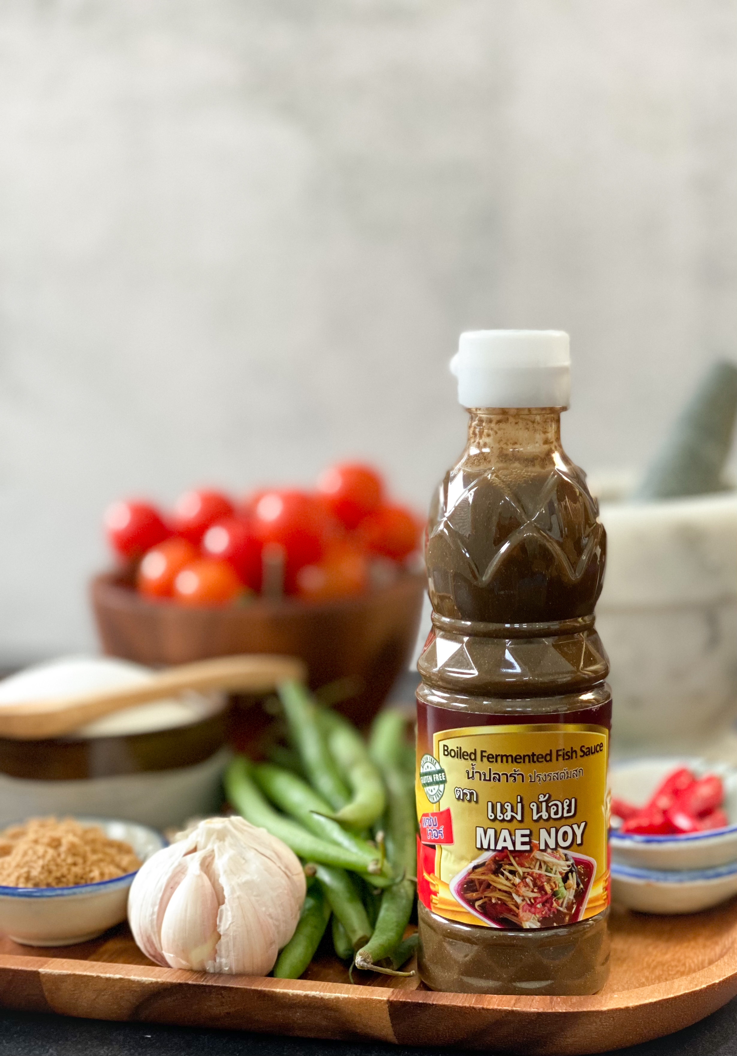 Mae Noi Boiled Fermented Fish Sauce น้ำปลาร้า ตรา แม่น้อย